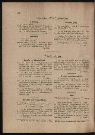 Verordnungs- und Anzeige-Blatt der k.k. General-Direction der österr. Staatsbahnen 18991106 Seite: 10