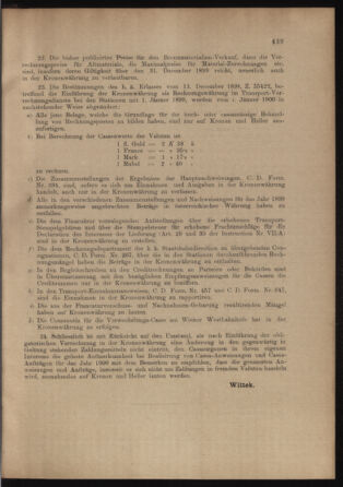 Verordnungs- und Anzeige-Blatt der k.k. General-Direction der österr. Staatsbahnen 18991106 Seite: 5