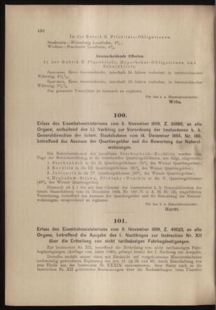 Verordnungs- und Anzeige-Blatt der k.k. General-Direction der österr. Staatsbahnen 18991118 Seite: 4