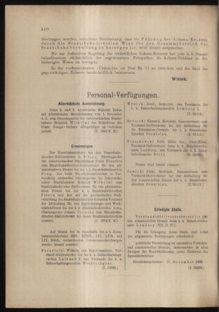 Verordnungs- und Anzeige-Blatt der k.k. General-Direction der österr. Staatsbahnen 18991209 Seite: 6