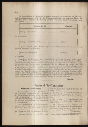 Verordnungs- und Anzeige-Blatt der k.k. General-Direction der österr. Staatsbahnen 18991214 Seite: 6