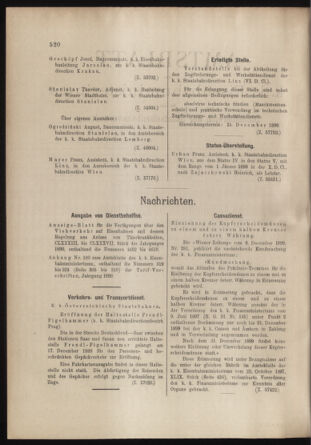 Verordnungs- und Anzeige-Blatt der k.k. General-Direction der österr. Staatsbahnen 18991216 Seite: 2