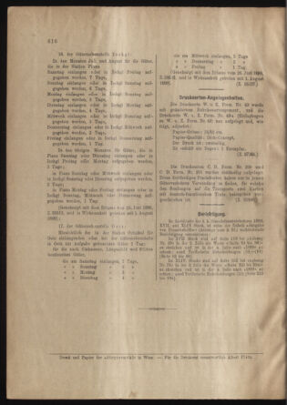 Verordnungs- und Anzeige-Blatt der k.k. General-Direction der österr. Staatsbahnen 18991230 Seite: 10