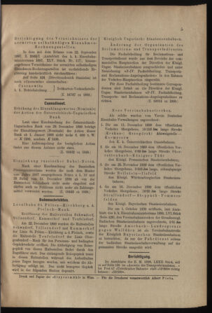 Verordnungs- und Anzeige-Blatt der k.k. General-Direction der österr. Staatsbahnen 19000105 Seite: 3