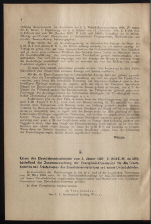 Verordnungs- und Anzeige-Blatt der k.k. General-Direction der österr. Staatsbahnen 19000113 Seite: 2