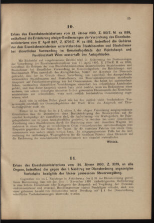 Verordnungs- und Anzeige-Blatt der k.k. General-Direction der österr. Staatsbahnen 19000126 Seite: 3