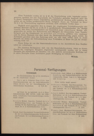 Verordnungs- und Anzeige-Blatt der k.k. General-Direction der österr. Staatsbahnen 19000126 Seite: 4