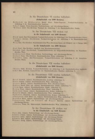 Verordnungs- und Anzeige-Blatt der k.k. General-Direction der österr. Staatsbahnen 19000129 Seite: 14