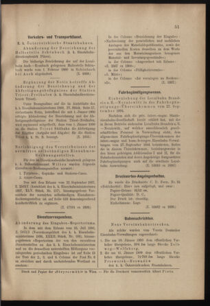 Verordnungs- und Anzeige-Blatt der k.k. General-Direction der österr. Staatsbahnen 19000203 Seite: 5