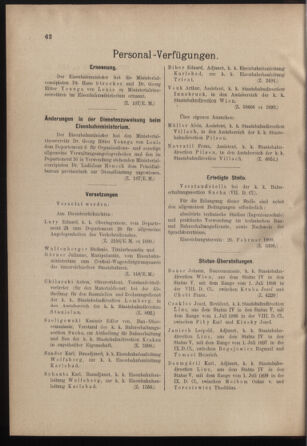 Verordnungs- und Anzeige-Blatt der k.k. General-Direction der österr. Staatsbahnen 19000217 Seite: 6