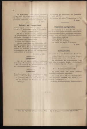 Verordnungs- und Anzeige-Blatt der k.k. General-Direction der österr. Staatsbahnen 19000217 Seite: 8