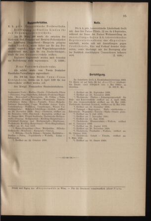 Verordnungs- und Anzeige-Blatt der k.k. General-Direction der österr. Staatsbahnen 19000324 Seite: 7