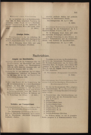 Verordnungs- und Anzeige-Blatt der k.k. General-Direction der österr. Staatsbahnen 19000421 Seite: 3