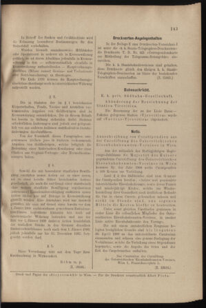 Verordnungs- und Anzeige-Blatt der k.k. General-Direction der österr. Staatsbahnen 19000421 Seite: 5