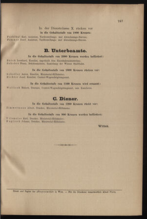 Verordnungs- und Anzeige-Blatt der k.k. General-Direction der österr. Staatsbahnen 19000624 Seite: 17