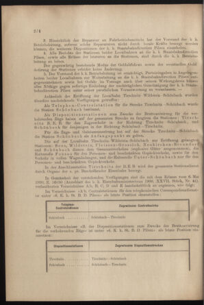 Verordnungs- und Anzeige-Blatt der k.k. General-Direction der österr. Staatsbahnen 19000721 Seite: 4