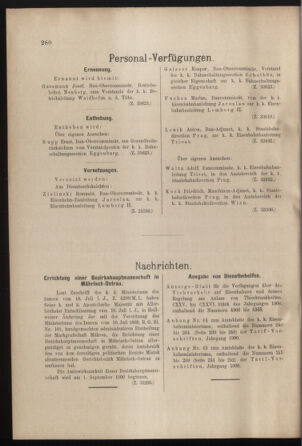 Verordnungs- und Anzeige-Blatt der k.k. General-Direction der österr. Staatsbahnen 19000728 Seite: 2