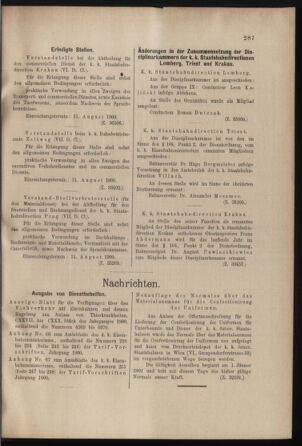 Verordnungs- und Anzeige-Blatt der k.k. General-Direction der österr. Staatsbahnen 19000804 Seite: 5