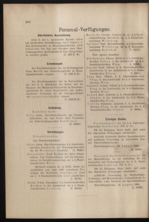 Verordnungs- und Anzeige-Blatt der k.k. General-Direction der österr. Staatsbahnen 19000811 Seite: 6