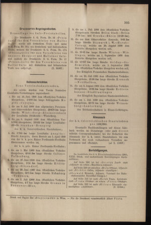 Verordnungs- und Anzeige-Blatt der k.k. General-Direction der österr. Staatsbahnen 19000818 Seite: 5