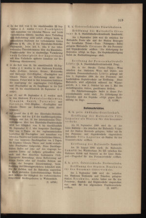 Verordnungs- und Anzeige-Blatt der k.k. General-Direction der österr. Staatsbahnen 19000901 Seite: 3