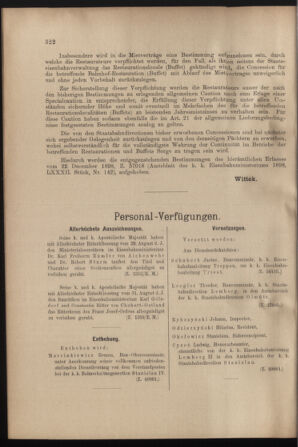 Verordnungs- und Anzeige-Blatt der k.k. General-Direction der österr. Staatsbahnen 19000908 Seite: 2