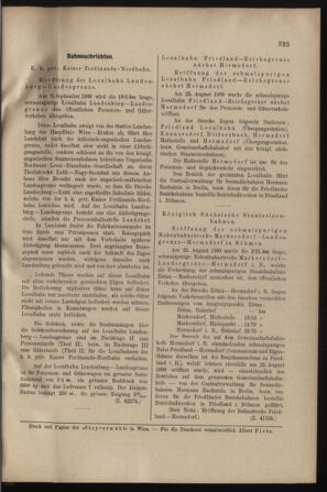 Verordnungs- und Anzeige-Blatt der k.k. General-Direction der österr. Staatsbahnen 19000908 Seite: 5