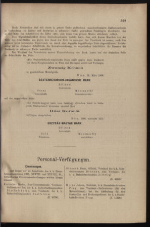 Verordnungs- und Anzeige-Blatt der k.k. General-Direction der österr. Staatsbahnen 19000915 Seite: 3