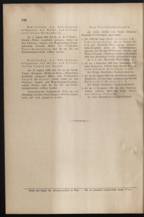 Verordnungs- und Anzeige-Blatt der k.k. General-Direction der österr. Staatsbahnen 19000915 Seite: 6