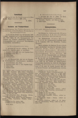 Verordnungs- und Anzeige-Blatt der k.k. General-Direction der österr. Staatsbahnen 19000922 Seite: 5