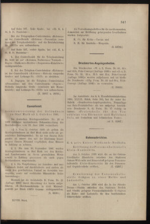 Verordnungs- und Anzeige-Blatt der k.k. General-Direction der österr. Staatsbahnen 19000929 Seite: 5