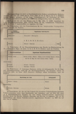 Verordnungs- und Anzeige-Blatt der k.k. General-Direction der österr. Staatsbahnen 19001009 Seite: 3