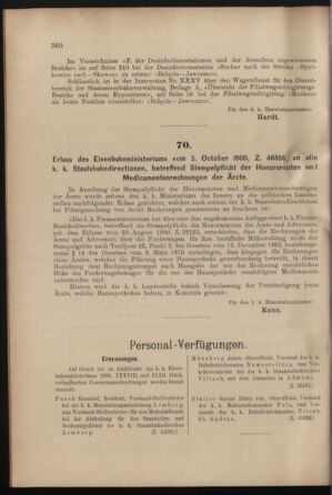 Verordnungs- und Anzeige-Blatt der k.k. General-Direction der österr. Staatsbahnen 19001009 Seite: 4