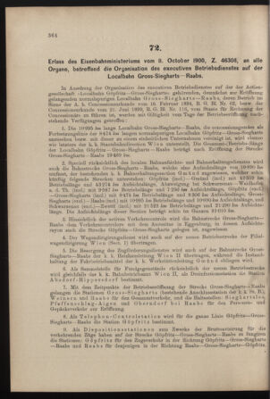 Verordnungs- und Anzeige-Blatt der k.k. General-Direction der österr. Staatsbahnen 19001013 Seite: 2