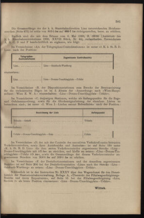 Verordnungs- und Anzeige-Blatt der k.k. General-Direction der österr. Staatsbahnen 19001020 Seite: 3