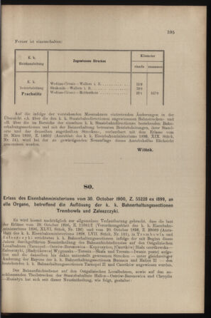 Verordnungs- und Anzeige-Blatt der k.k. General-Direction der österr. Staatsbahnen 19001103 Seite: 5