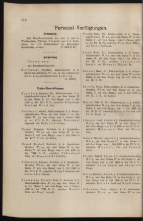 Verordnungs- und Anzeige-Blatt der k.k. General-Direction der österr. Staatsbahnen 19001110 Seite: 12