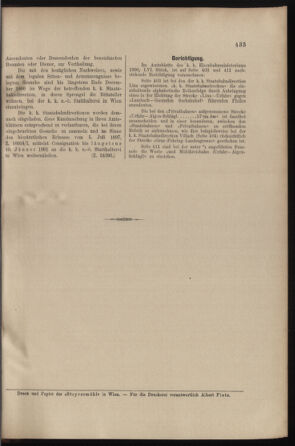 Verordnungs- und Anzeige-Blatt der k.k. General-Direction der österr. Staatsbahnen 19001124 Seite: 7