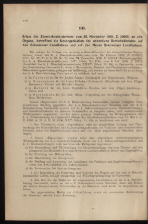 Verordnungs- und Anzeige-Blatt der k.k. General-Direction der österr. Staatsbahnen 19001201 Seite: 2