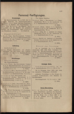 Verordnungs- und Anzeige-Blatt der k.k. General-Direction der österr. Staatsbahnen 19001208 Seite: 5