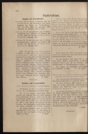 Verordnungs- und Anzeige-Blatt der k.k. General-Direction der österr. Staatsbahnen 19001215 Seite: 2