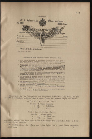 Verordnungs- und Anzeige-Blatt der k.k. General-Direction der österr. Staatsbahnen 19001224 Seite: 5