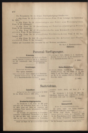 Verordnungs- und Anzeige-Blatt der k.k. General-Direction der österr. Staatsbahnen 19001224 Seite: 6