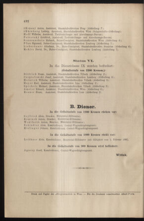 Verordnungs- und Anzeige-Blatt der k.k. General-Direction der österr. Staatsbahnen 19001231 Seite: 14