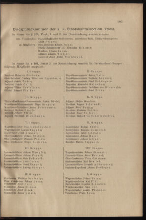 Verordnungs- und Anzeige-Blatt der k.k. General-Direction der österr. Staatsbahnen 19001231 Seite: 27