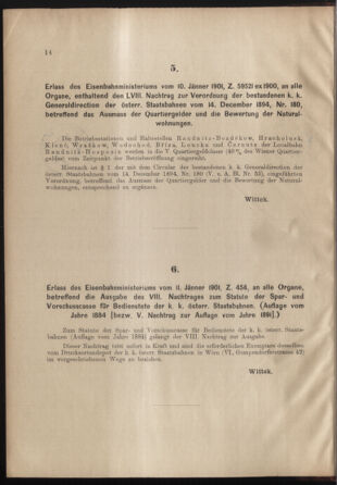 Verordnungs- und Anzeige-Blatt der k.k. General-Direction der österr. Staatsbahnen 19010116 Seite: 2