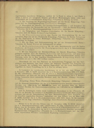 Verordnungs- und Anzeige-Blatt der k.k. General-Direction der österr. Staatsbahnen 19010126 Seite: 2