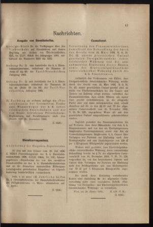 Verordnungs- und Anzeige-Blatt der k.k. General-Direction der österr. Staatsbahnen 19010216 Seite: 3