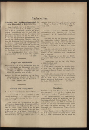 Verordnungs- und Anzeige-Blatt der k.k. General-Direction der österr. Staatsbahnen 19010323 Seite: 3