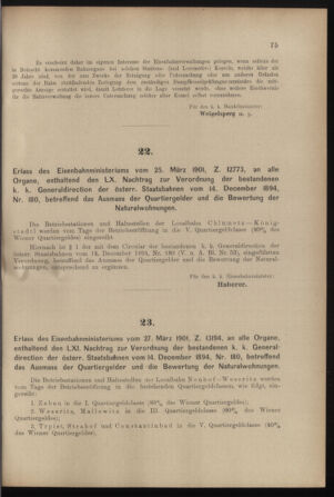 Verordnungs- und Anzeige-Blatt der k.k. General-Direction der österr. Staatsbahnen 19010330 Seite: 3